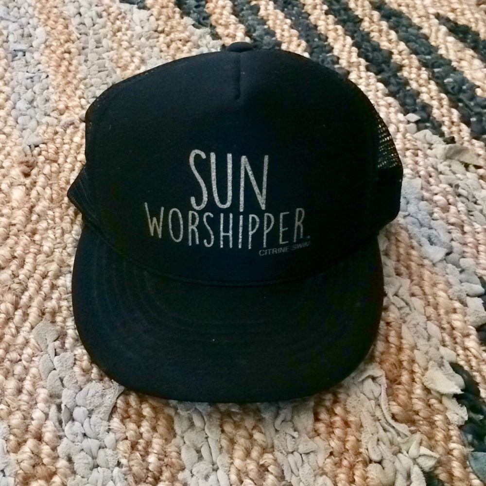 Black Trucker Hat
